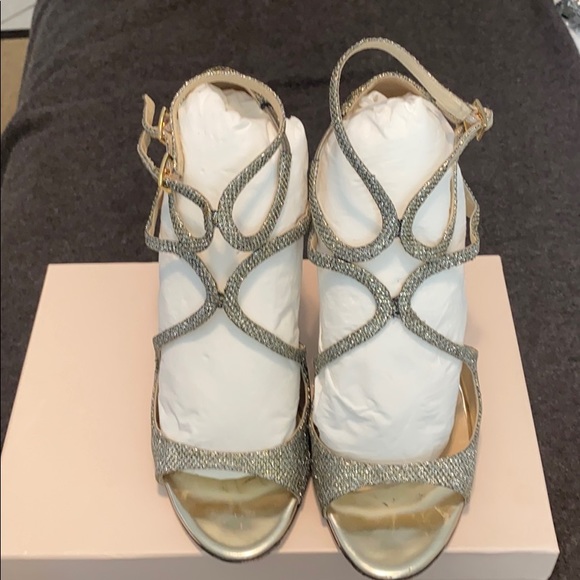 Jimmy Choo Lame Glitter Shoe - Picture 6 of 9